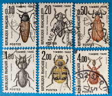 France 1964 : Insectes, Coléoptères N° 103 à 108 Oblitéré - 1960-.... Used