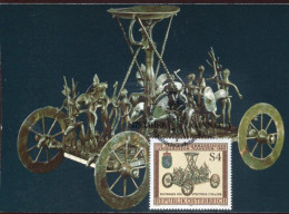 X0168 Austria, Maximum 1986 Cult Chariot From Strettweg (7th Century BC) - Maximumkarten (MC)