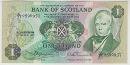 Bank Of Scotland - One Pound Edimburgh 1977 - 1 Pound