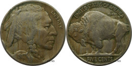 États-Unis - 5 Cents Buffalo 1917 - TTB/XF40 - Mon4933 - 1913-1938: Buffalo