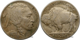 États-Unis - 5 Cents Buffalo 1923 - TTB/XF45 - Mon6424 - 1913-1938: Buffalo