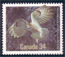 Canada Hibou Chouette Owl Eule MNH ** Neuf SC (C10-97b) - Owls