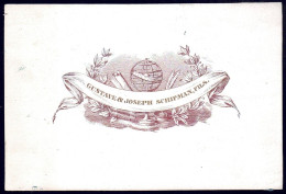 +++ CARTE PORCELAINE - Carte De Visite - Gustave & Joseph Schipman // - Porcelana