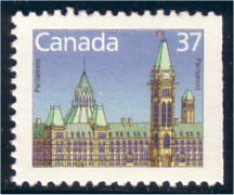 Canada Parlement 37c Parliament 13x14 Harrison MNH ** Neuf SC (C11-63cd) - Neufs