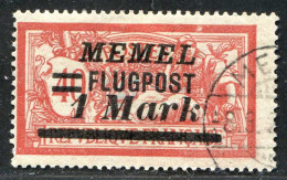 REF 090 > MEMEL < Yv PA N° 21 Ø < Oblitéré Dos Visible - Used Ø Air Mail - Used Stamps