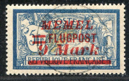 REF 090 > MEMEL < Yv PA N° 29A Ø Surcharge Espacée 3½ Mn < Oblitéré Dos Visible - Used Ø Air Mail - Usati