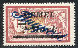 REF 090 > MEMEL < Yv PA N° 13 Ø < Oblitéré Dos Visible - Used Ø Air Mail - Usati