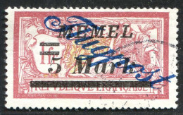 REF 090 > MEMEL < Yv PA N° 17 Ø < Oblitéré Dos Visible - Used Ø Air Mail - Used Stamps