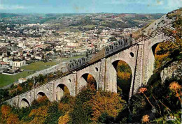 Trains - Funiculaires - Lourdes - Le Pic Du Jer - Croisement Des Funiculaires Sur Le Viaduc - CPM - Voir Scans Recto-Ver - Funiculaires