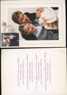 2001  Joli Souvenir Couple Princier Et Bébé Princesse - 2013-... Roi Philippe