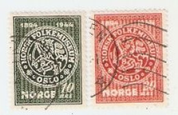 Sellos Usados Noruega. Yvert Nº 277-8. Norsk Folkemuseum. 2noruega-277-8u - Sonstige & Ohne Zuordnung