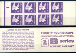 1981 STATI UNITI USA United StatesN.1339 B Violet (18c.) Carnet C1339 L128 ** - 3. 1981-...