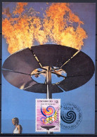 Luxemburg 1988 Olympic Games Seoul, Stamp On Maximumcard - Ete 1988: Séoul