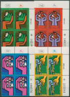 Israel 1964 Nationalversicherung 296/99 Plattenblock Postfrisch (C61546) - Unused Stamps (without Tabs)