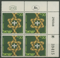 Israel 1968 Pfadfinder 424 Plattenblock Postfrisch (C61591) - Unused Stamps (without Tabs)