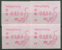 Hongkong 1992 Jahr Des Affen Automatenmarke 7.2 S1.2 Automat 02 Postfrisch - Distributori