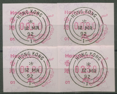 Hongkong 1992 Jahr Des Affen Automatenmarke 7.2 S1.1 Automat 01 Gestempelt - Distributori