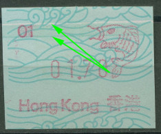 Hongkong 1986 ATM Karpfen Zylindernaht Blau/weiß ATM 1c XXXII Postfrisch - Distributori