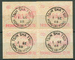 Hongkong 1988 Jahr Des Drachen Satz 0,10/0,60/1,40/1,80 ATM 3 S2.2 Gestempelt - Distributeurs