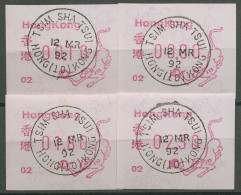 Hongkong 1992 Jahr Des Affen Automatenmarke 7.2 S1.2 Automat 02 Gestempelt - Distributors