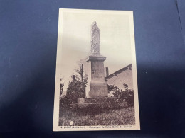 23-4-2024 (2 Z 46) Old B/w - France - Monument Notre Dame De Lourdes De Ligne (posted - Monumente