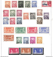 1938-47 BARBADOS, 29 Values - Set And Single - Autres & Non Classés