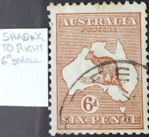 1923 6d Chestnut 3rd Wmk Die IlB SG 73 BW 21 Unlisted Var - Gebruikt