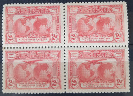 1931 2d Rose-red SG 121 BW141 Block Of 4 - Neufs