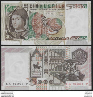 1983 Italia Lire 5.000 Antonello Da Messina FDS Rif. BI 68D Gigante - Altri & Non Classificati