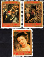 NIGER 1982 CHRISTMAS. Religious Paintings. Rubens, MNH - Quadri