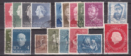 Nederland 1954 Complete Gestempelde Jaargang NVPH 637 / 654 - Full Years