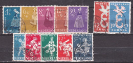 Nederland 1958 Complete Gestempelde Jaargang NVPH 707 / 715 - Full Years