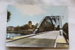 Cpm 1971, Monéteau, Pont Suspendu Sur L'Yonne, Yonne 89 - Moneteau