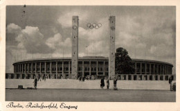 H1531 - Berlin Reichssportfeld Stadion Sonderstempel KDF Olympiade - Stadiums