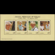 NAMIBIA 1998 - Scott# 909 S/S Princess Diana LH - Namibia (1990- ...)