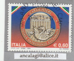 USATI ITALIA 2009 - Ref.1114 "CARABINIERI" 1 Val. - - 2001-10: Oblitérés