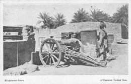 CPA / IRAQ / IRAK / MESOPOTAMIA / A CAPTURED TURKISH GUN - Irak