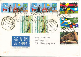 Brazil Cover Sent Air Mail To Germany DDR 4-11-1988 Topic Stamps - Covers & Documents