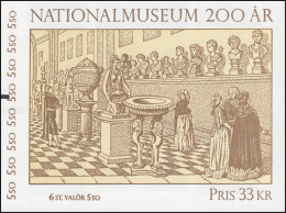 Markenheftchen 174 Kunstwerke Aus Dem Natioanlmuseum, Mit Zählbalken (ZB) ** - Non Classés