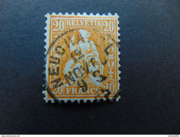 Très Beau N°. 40 Oblitéré (Philex) Helvetia Assise Avec Oblitération Bien Lisible - Used Stamps