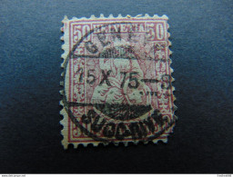 Très Beau N°. 35 Oblitéré (Philex) Helvetia Assise Avec Oblitération Nette Mais Coin Inférieur Droit Abimé - Used Stamps