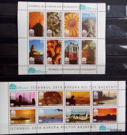Türkiye 2010, Istanbul - European Cultural Capital 2010, Two MNH S/S - Unused Stamps