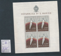 ST. MARINO SASSONE 17 MNH - Hojas Bloque