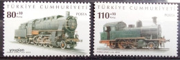 Türkiye 2010, Steam Locomotives, MNH Stamps Set - Ongebruikt