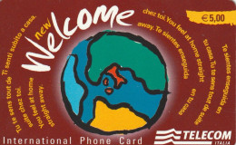 PREPAID PHONE CARD ITALIA WELCOME WCA (CZ1407 - Public Ordinary