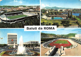 ITALIE - ROME - SAN42862 - Saluti Da Roma - Stade - CPSM 15x10 Cm - Multi-vues, Vues Panoramiques