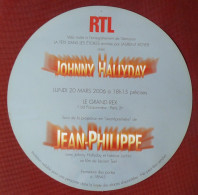Johnny HALLYDAY : Plan Média RTL "La Tête Dans Les étoiles" - Le Grand Rex 2006 - Other Products