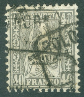 Suisse   Yvert 47   Ou  Zum  42  Ob  TB   - Used Stamps