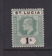 St. Lucia, Scott 48 (SG 62), MHR, Signed - St.Lucia (...-1978)