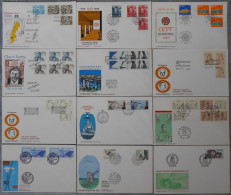 Sweden - 12 Different FDC 1969 & 1971 *ILLUSTRATED* - FDC